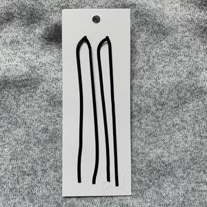 H&M long strand earrings